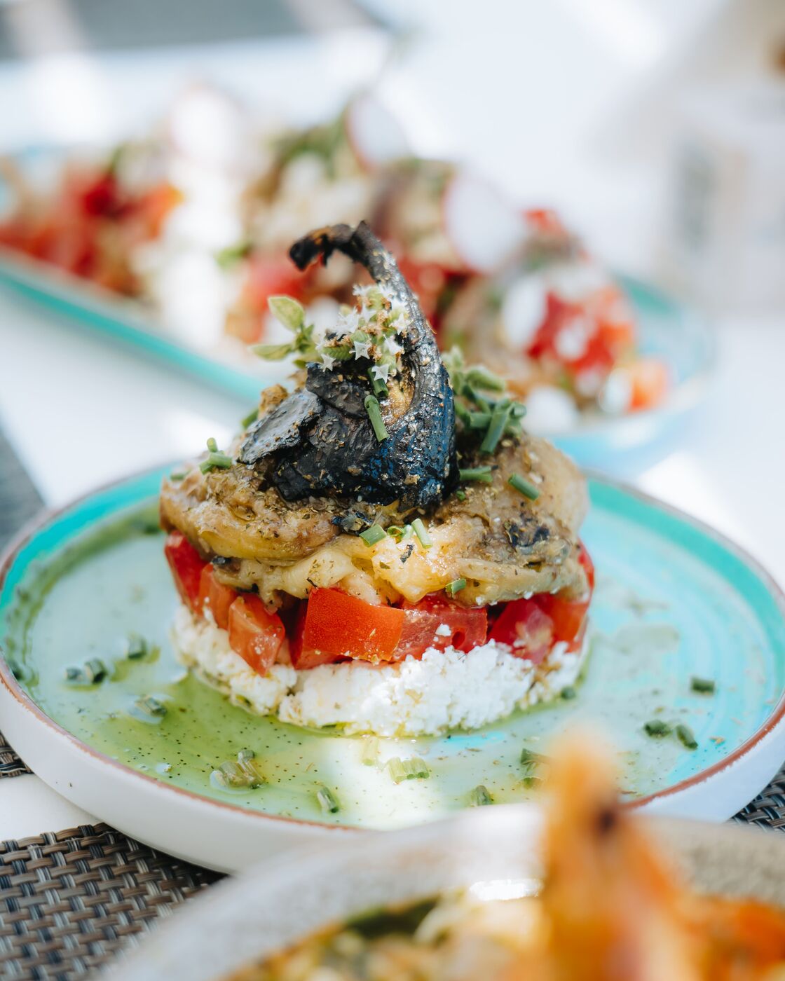 Plated dish